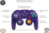 PowerA Wireless Game Cube Controller for Nintendo Switch - Purple